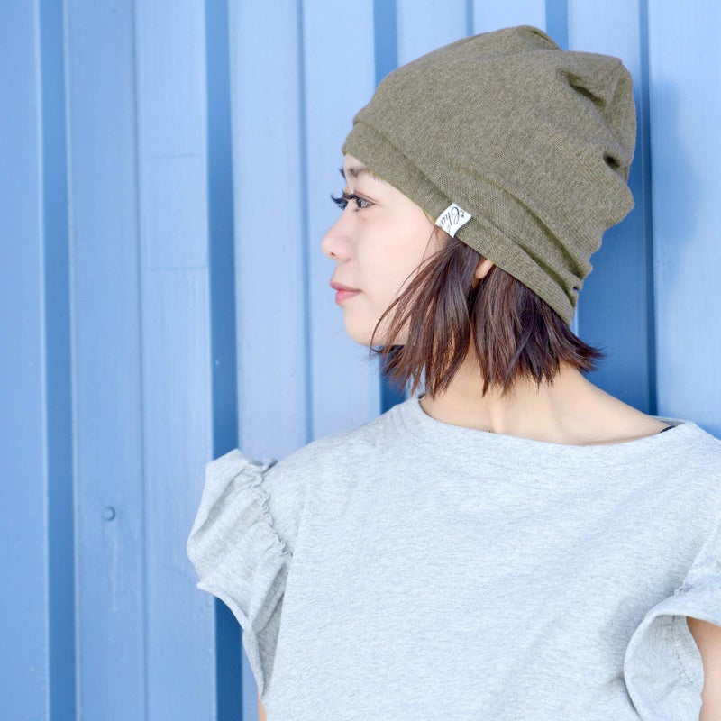 Charm Summer Beanie Slouch Hat, Thin Baggy Knit Cap for Women and Slouchy Hats for Men, Soft Breathable and Light Weight in Navy - Image 5